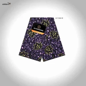 New Outstanding Ankara Oct 25 Design – Purpled Flower