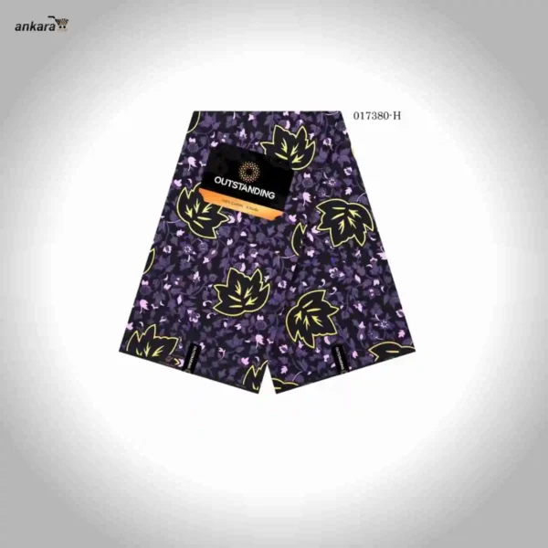 New Outstanding Ankara Oct 25 Design – Purpled Flower