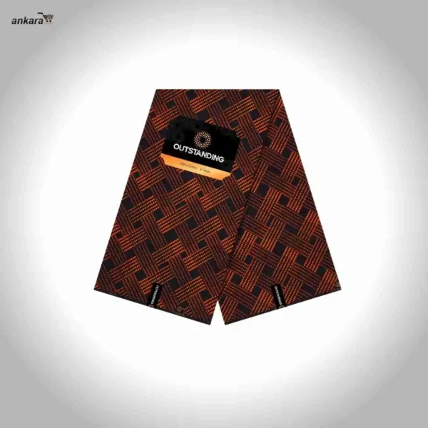 New Outstanding Ankara Oct 25 Design – Chocolate