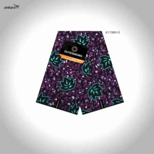 New Outstanding Ankara Oct 25 Design – Purple Flower