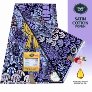 Vlisco Holland Cotton Wax Oct 25 Design – Wisteria